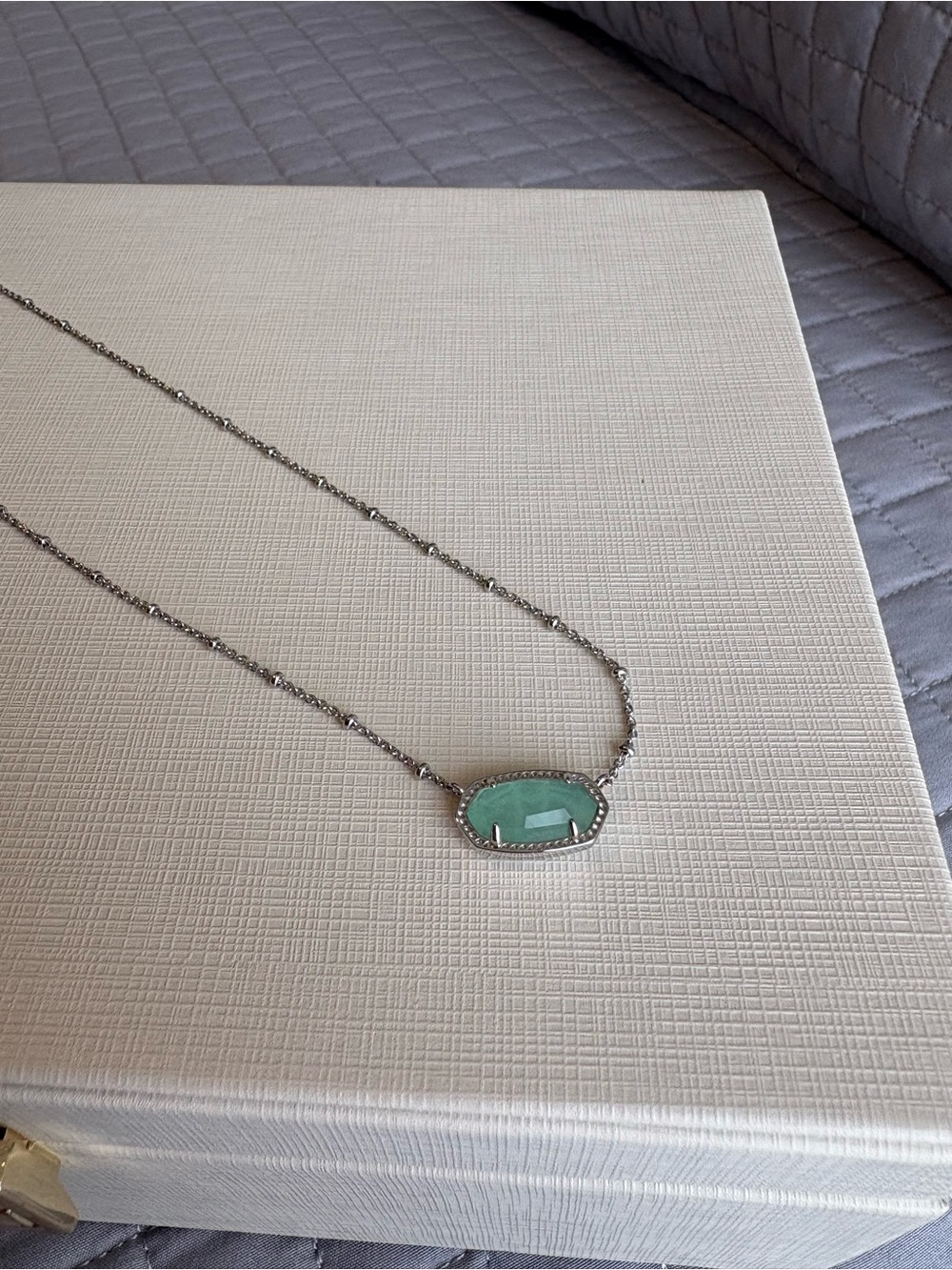 Elisa Silver Pendant Necklace